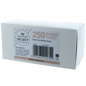 250 Culpitt Select Foil Baking Cases - Rose Gold