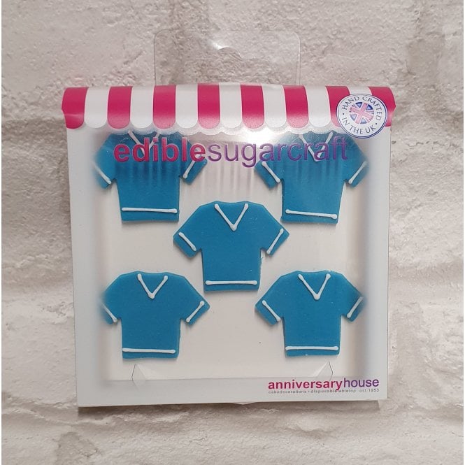 Anniversary House 5 Blue Football Shirt Toppers