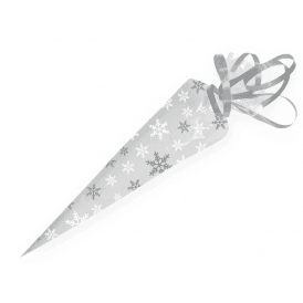 Cone Treat Bags - Christmas Snowflake