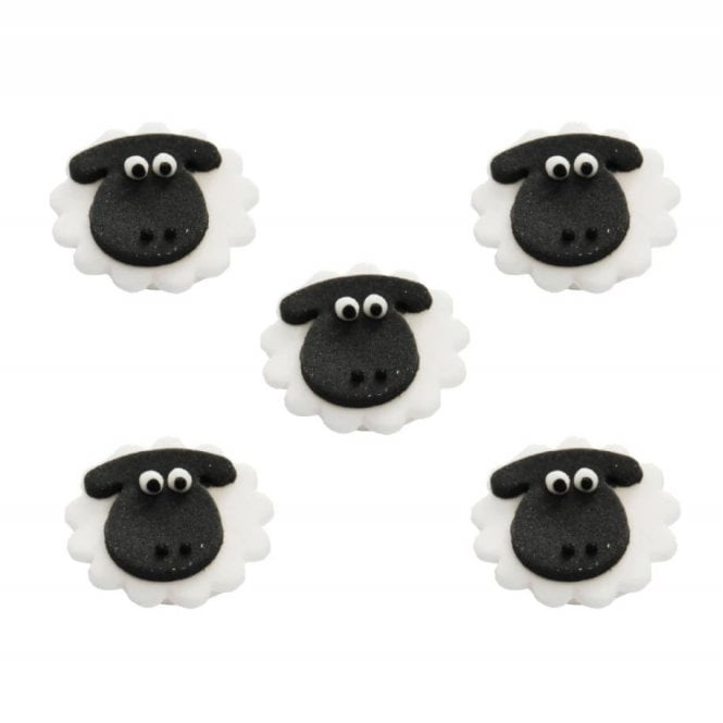 Anniversary House Sheep Sugarcraft Toppers