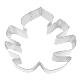 Tropical Leaf Tin-Plated Cookie Cutter