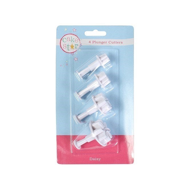 Cake Star Daisy Plunger Cutters Set of 4