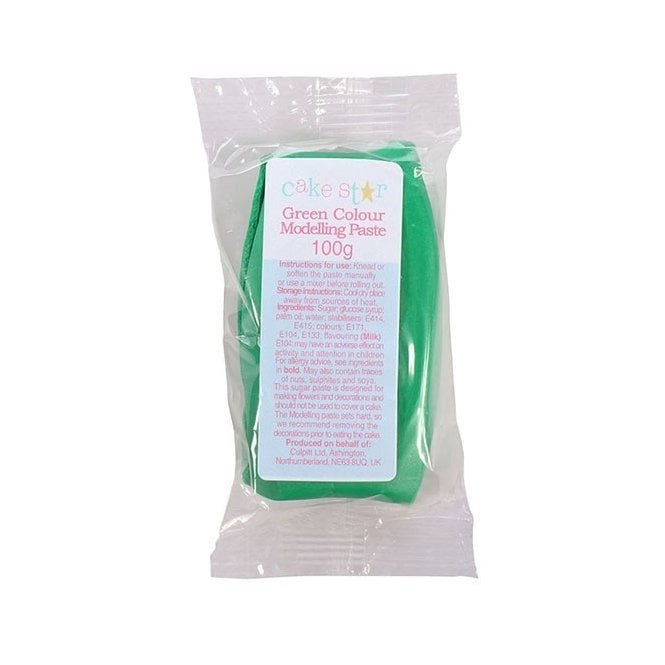 Cake Star Modelling Paste Green 100g