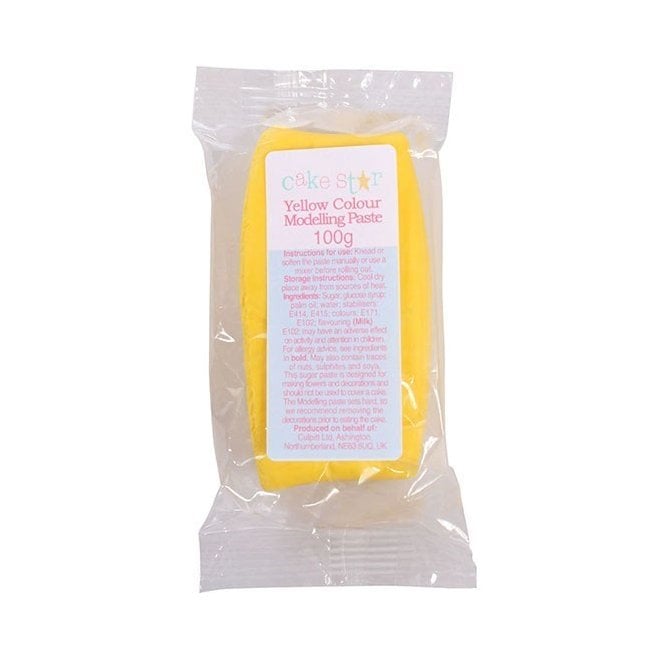 Cake Star Modelling Paste Yellow 100g