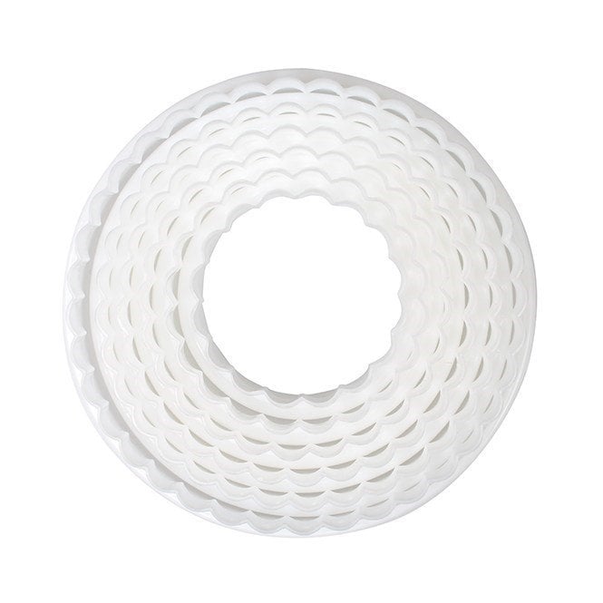 Cake Star Plain/Fluted Cutters - Set Of 6
