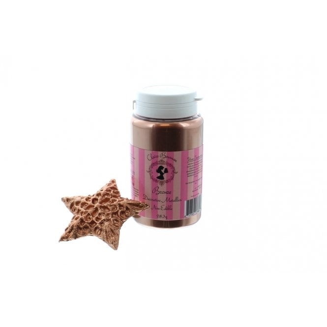 Claire Bowman Cake Lace Metallic Lustre Dust Bronze