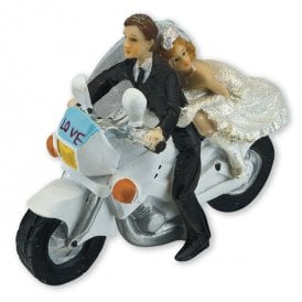 Motorbike Wedding Cake Topper