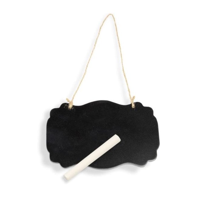 Club Green Small Wooden Blackboard with Chalk 95 x 65mm