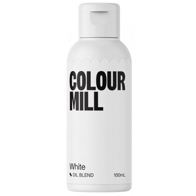 Colour Mill Oil Based Food Colour - White - 100ml