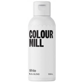 Colour Mill Oil Based Food Colour - White - 100ml