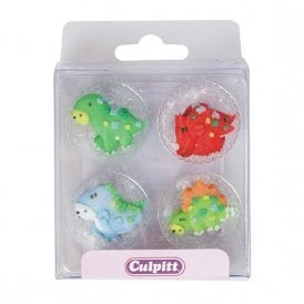 12 Dinosaur Topper Sugar Decoration