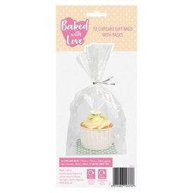 12 Gift Bags with bases and Ties