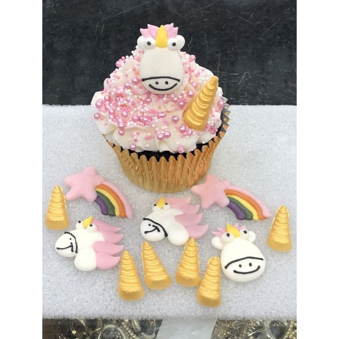 Culpitt 12 Hand Made Unicorn Decorations