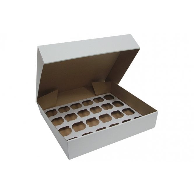 Culpitt 24 Hole Cupcake or Muffin Box White Single Box