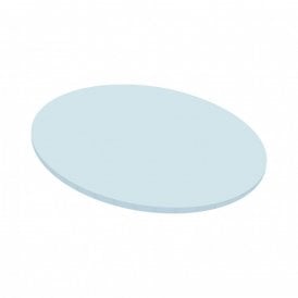 5mm 12inch - Baby Blue Round Matt Masonite Board