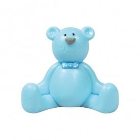 Blue Bear With Spotty Bow Tie