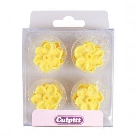 Daffodil Sugar Pipings - Pack of 12