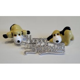 Dog Cake Toppers with Motto