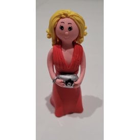 Glamorous Red Carpet Lady Figure