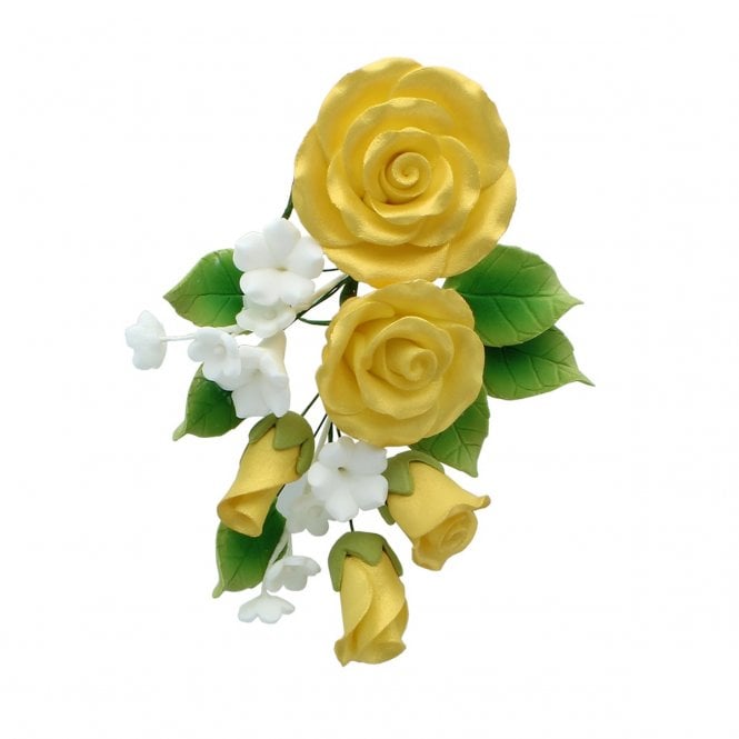 Culpitt Gold Roses Spray Hard Sugar 