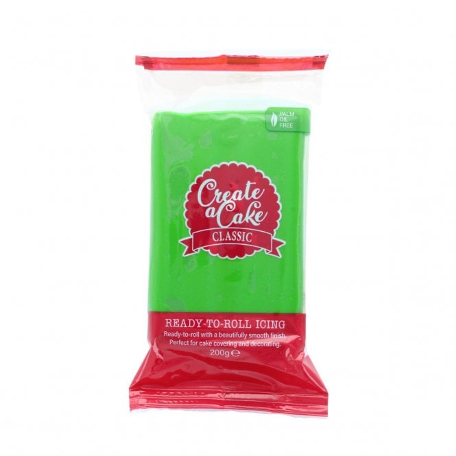 Culpitt Green - Create A Cake Sugarpaste 200g