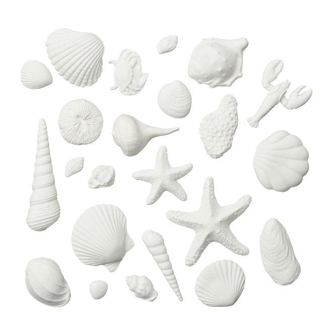 Culpitt Gumpaste Sea Shells - 23 Piece