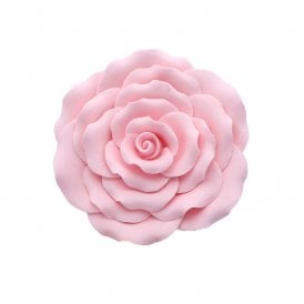 Hard Sugar Decoration Pink Rose - 102mm