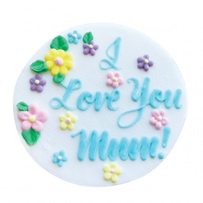 Culpitt I Love Mum Gumpaste Plaque 