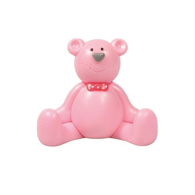 Culpitt Pink Bear With Spotty Bow Tie 