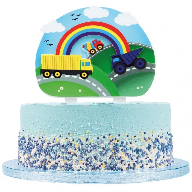 Culpitt Sugar Construction Cake Topper Decoration