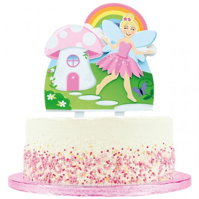Culpitt Sugar Fairy Garden Cake Topper Decoration