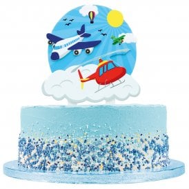 Sugar Take A Flight Cake Topper Decoration 