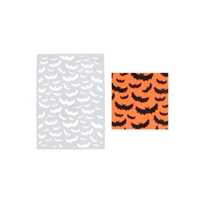 Doric Bats Stencil