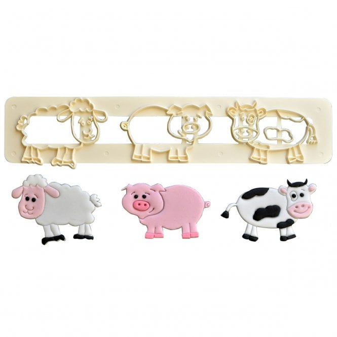 FMM Cute Farm Animals Cutters