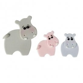 Mummy & Baby Hippos Cutter