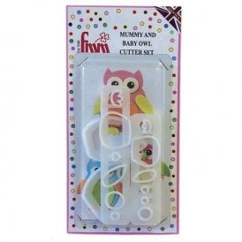 Mummy & Baby Owl Cutter Set