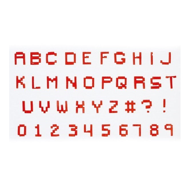 FMM Pixel Alphabet & Number Set