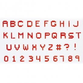 Pixel Alphabet & Number Set