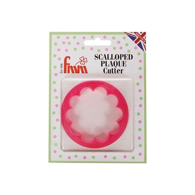 FMM Scalloped Plaque Cutter Pink