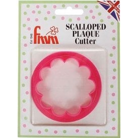 Scalloped Plaque Cutter Pink