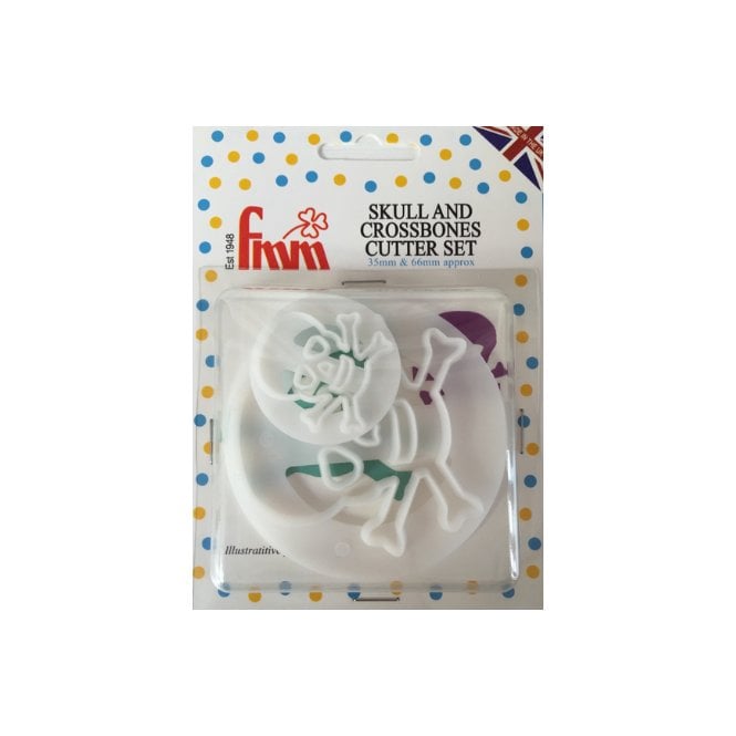 FMM Skull & Crossbones Cutter Set of 2