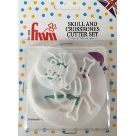 Skull & Crossbones Cutter Set of 2