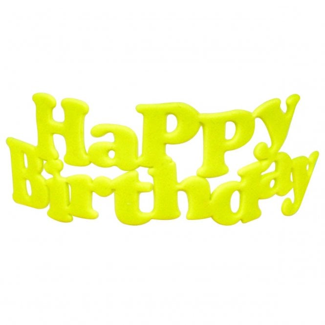 FMM Words Cutter - Happy Birthday