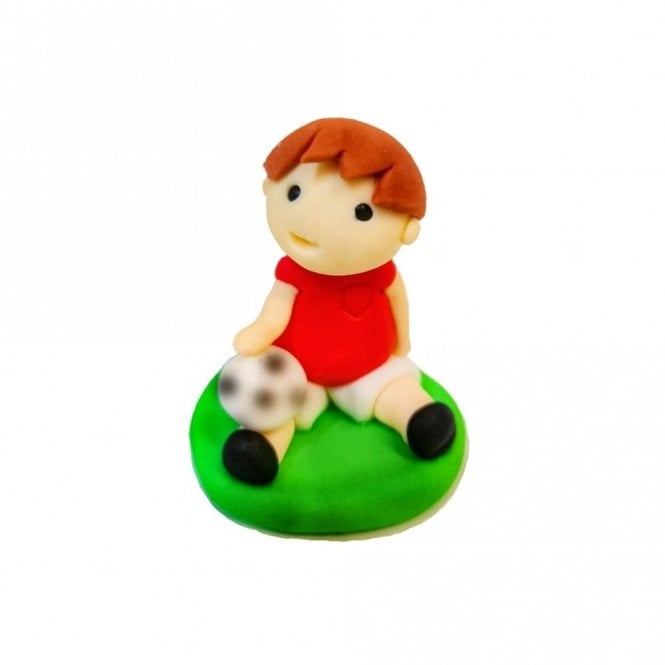 Footballer Edible Cake Topper Sugar Decoration