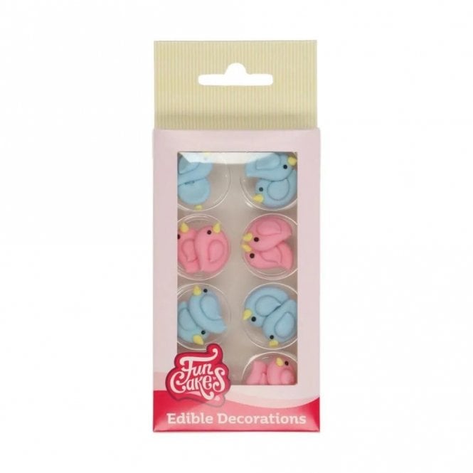 Fun Cakes Love Birds Sugar Decorations Set Of 16