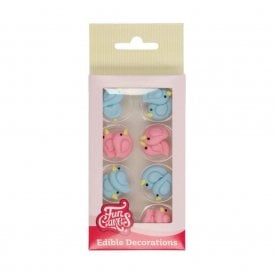 Love Birds Sugar Decorations Set Of 16