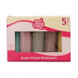 Sugarpaste Multipack 5 x 100g - Earth Tones
