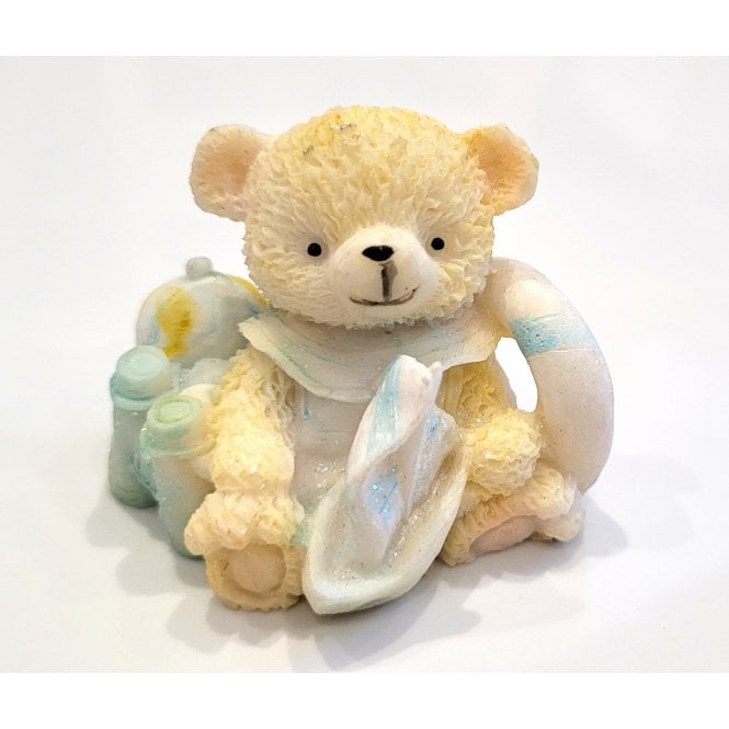 Hootyballoo Baby Boy Teddy with Sail Boat
