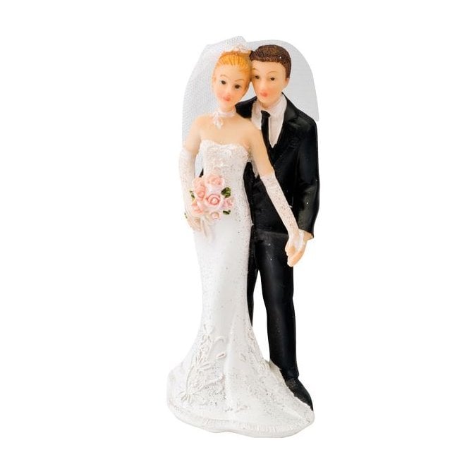 Hootyballoo Bride & Groom Holding Hand Pink Flower