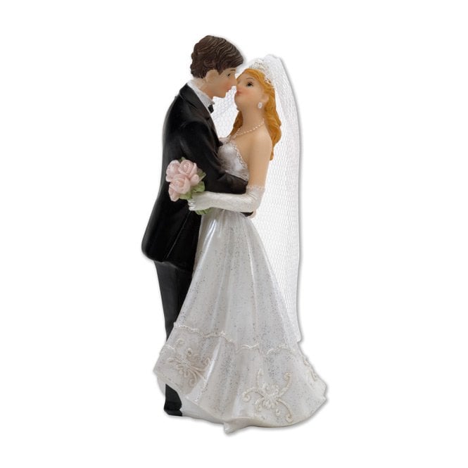 Hootyballoo Bride & Groom Standing Kiss